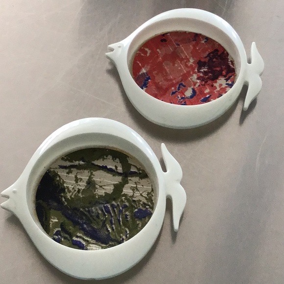 VINTAGE, 4 Mid Century fish coasters. Excellent condition, been in storage! - Picture 3 of 5